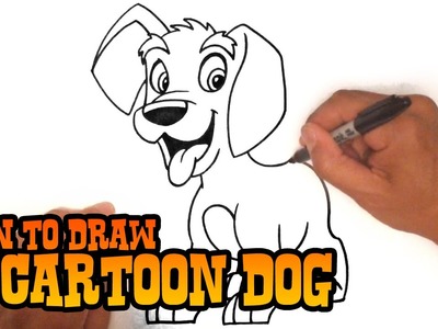 How to Draw a Cartoon Dog - Step by Step Video