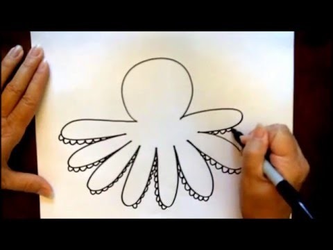 How to Draw a Cartoon Octopus Beginners Tutorial