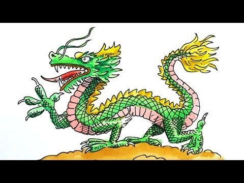 How to Draw a Chinese Dragon for Chinese New Year