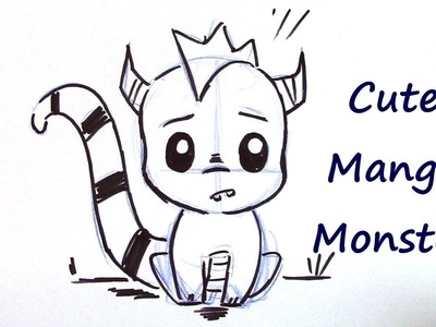 How to Draw a Cute Manga Monster