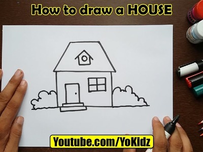 How to draw a HOUSE