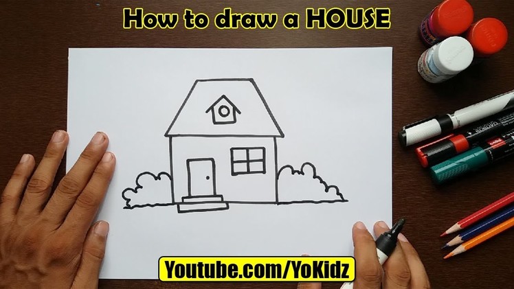 How to draw a HOUSE