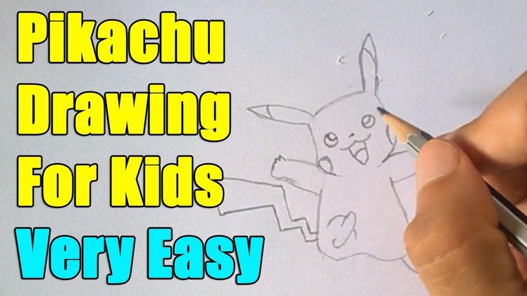 How to Draw a Pokemon Go Character Pikachu