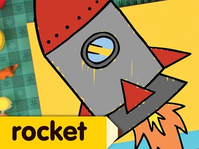 How to Draw a Rocket | Simple Drawing Lesson for Kids | Step By Step