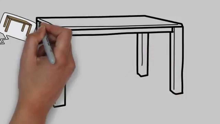 How to draw a table step by step for kids - Easy drawing for kids step by step #3