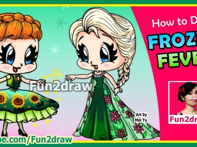 How to Draw Anna Elsa Frozen