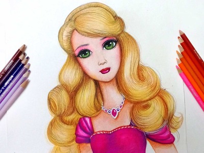 ❤how to draw barbie ❤ drawing tutorial