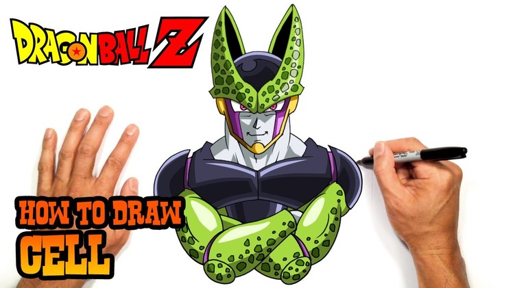 How to Draw Cell | Dragon Ball Z