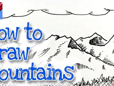 How to Draw Mountains Real Easy