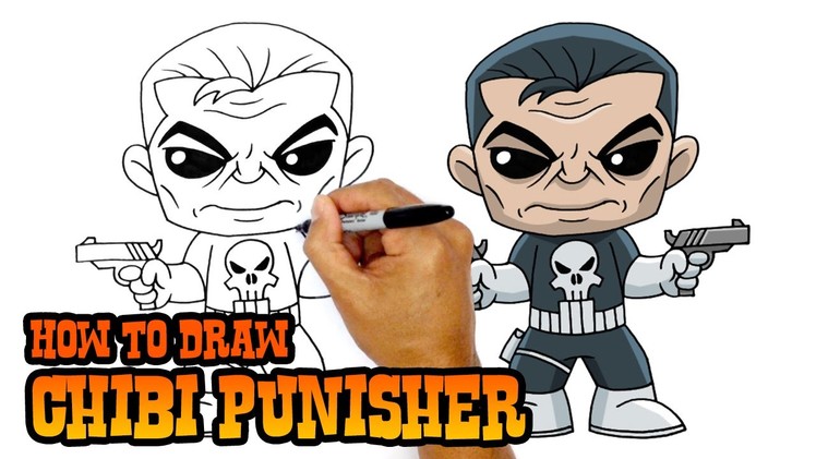 How to Draw Punisher | Marvel Comics