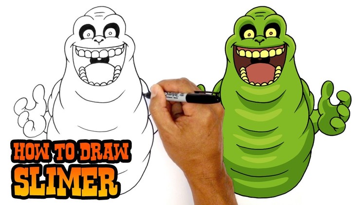 How to Draw Slimer | Ghostbusters