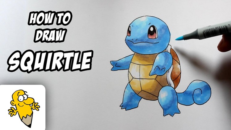 How to draw Squirtle [Pokemon] drawing tutorial