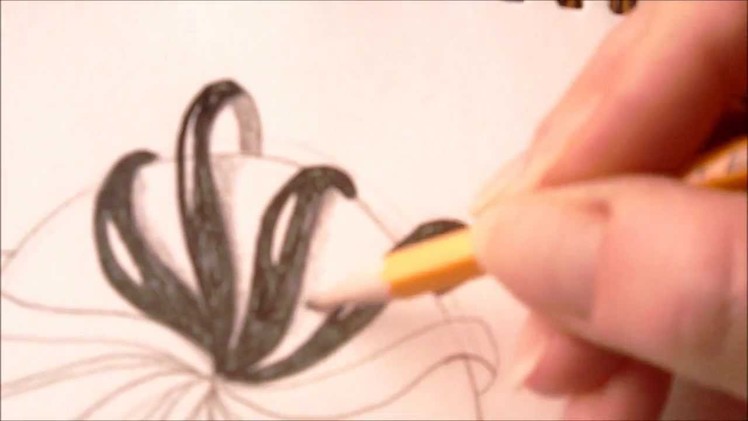 How to draw tanglepattern Aquafleur