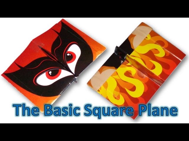 How to make a Basic Square Paper Plane