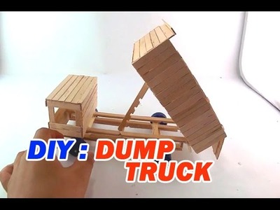 How to Make a DUMP TRUCK from Popsicle Sticks