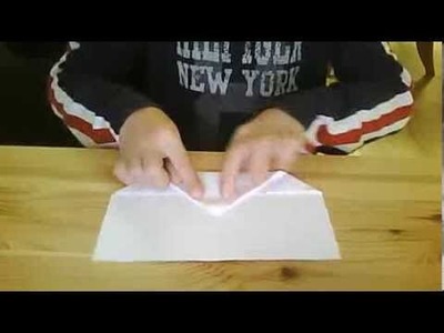 How to make a paper airplane that changes pitch