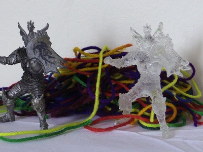 How To Make A Two Part Mold And Cast Crystal Clear Medieval Knight Action Figures
