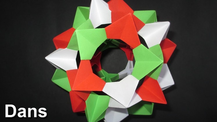 How to make an Origami Spiky Icosidodecahedron (Complete Folding Instructions)
