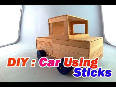 How to make cars with popsicle sticks #4