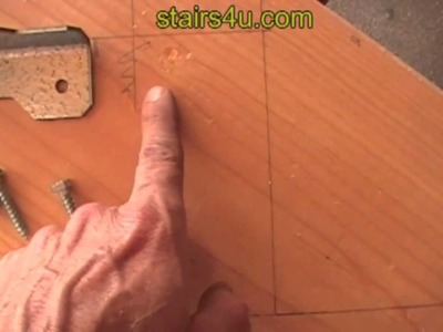 How To Position Angle Brackets On Stair Stringer