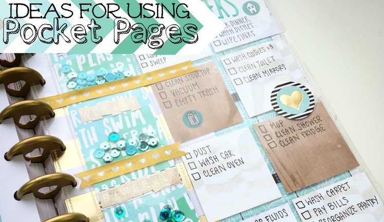 How to Use Happy Planner Pocket Pages
