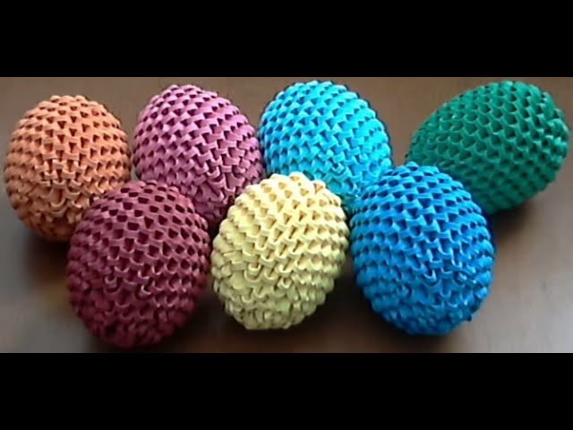 [Hướng Dẫn] Xếp Trứng Origami 3D - How To Make 3D Origami Egg