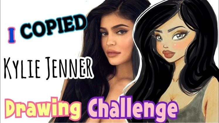 I Copied KYLIE JENNER'S Instagram Photo! || DRAWING Challenge