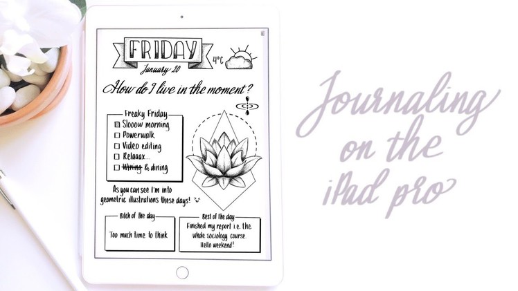 Journaling on the iPad