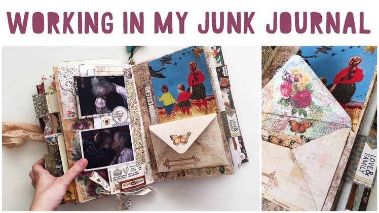 JUNK JOURNAL WITH ME - Ep 09 | Journalling Process Video | Vintage Junk Journal