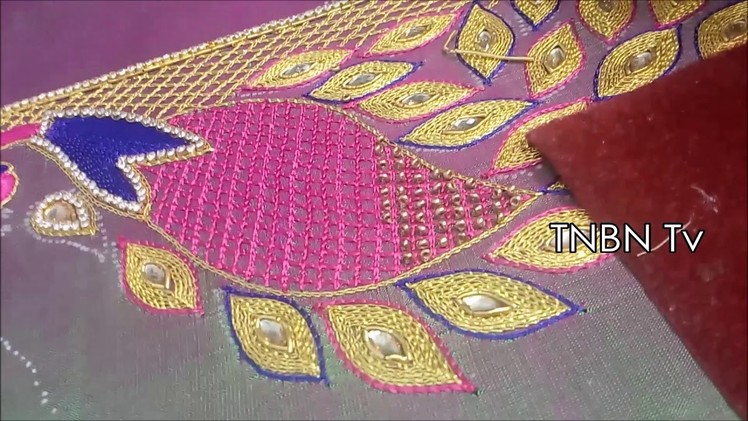 Latest maggam work blouse designs | basic embroidery stitches | designer blouses diwali
