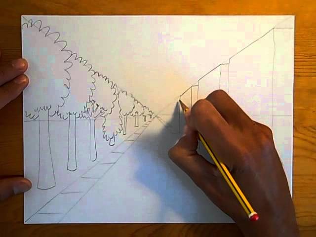 LESSON 5B: One-Point Perspective Cityscape