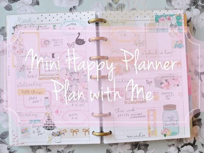 Mini Happy Planner Plan with Me Featuring Shop Villa Beautifful
