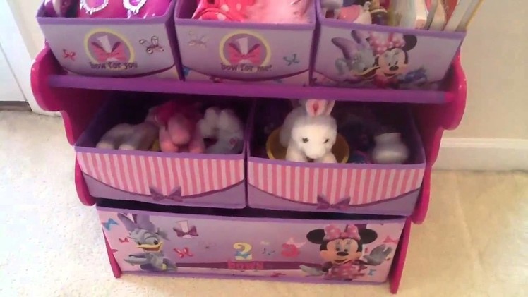 Minnie Mouse Disney Toy Organizer. Organizador de Juguetes Minnie Mouse Disney