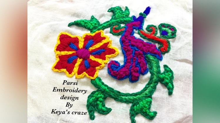 Parsi embroidery design | Keya's craze | hand embroidery-65