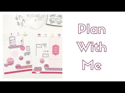 Plan With Me: August 7-13, 2017 [Use For Washi + Stamping in The Happy Planner®]