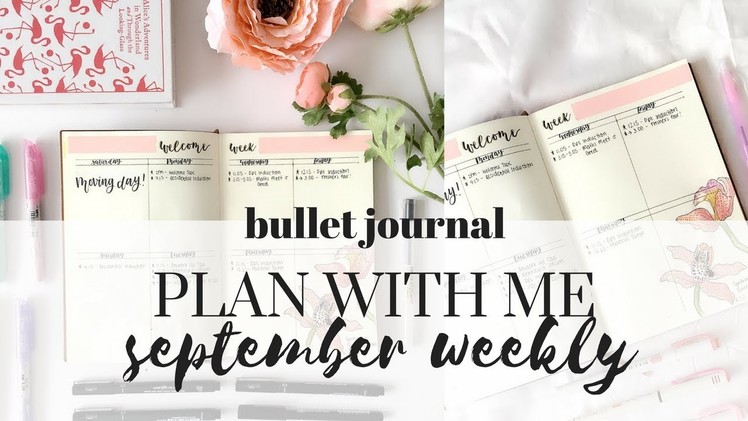 Plan With Me | Bullet Journal September Weekly | studywithmaggie