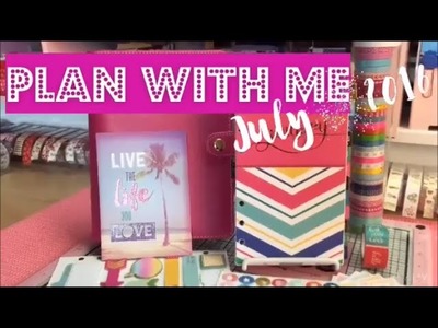 Plan with me july recollections planner and review
