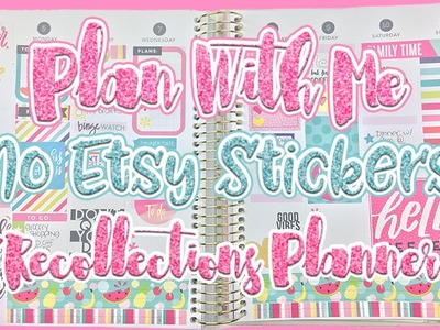 Plan With Me | No Etsy Stickers | Budget Friendly Planning | Recollections Planner