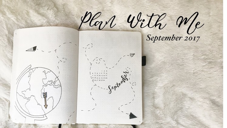 PLAN WITH ME | September 2017 | Bullet Journaling for Multiple Jobs