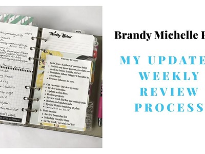 Plan with Me: Weekly Review (GTD)
