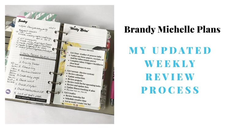 Plan with Me: Weekly Review (GTD)