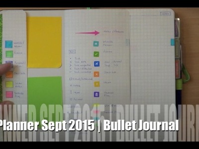 Planner Set Up | Bullet Journal + Evernote + Moleskine | Sept2015