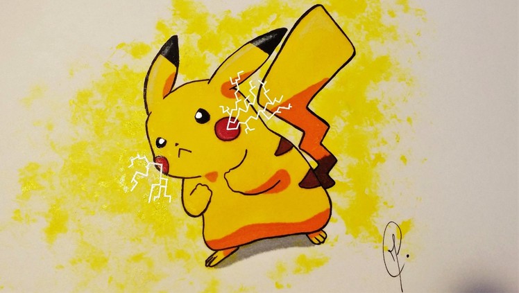Pokemon Pikachu - Draw and Color