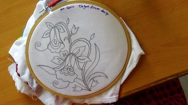 Simple Embroidery Art - Sketch Designs -  Elegant floral Designs