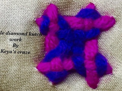Single diamond kutch.gujrati.shindhi stitch.Keya's craze hand embroidery-39