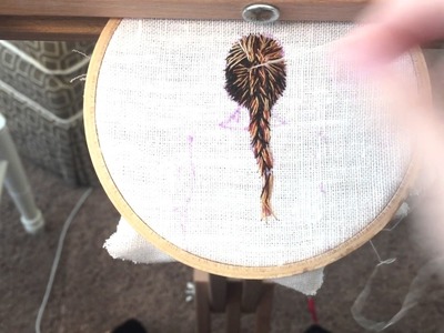 Threadpainting Behind the Scenes - About a Braid