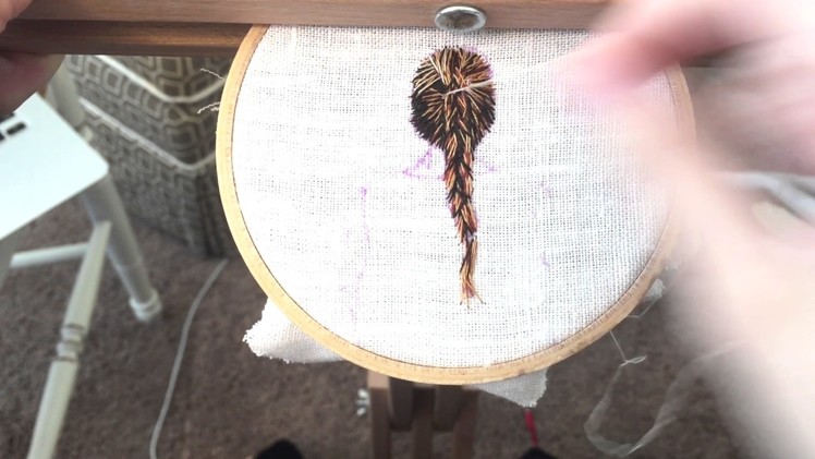 Threadpainting Behind the Scenes - About a Braid
