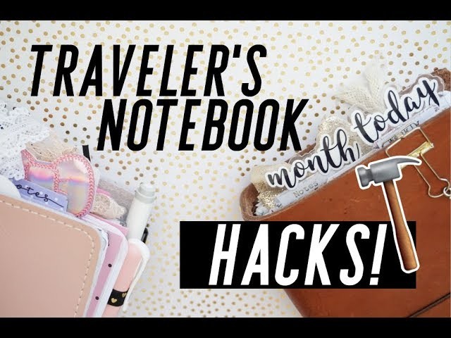 Traveler's Notebook Hacks. DIY For ALL TN Sizes