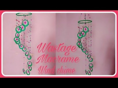 Wastage Macrame simple Jhumar with wastage bangle