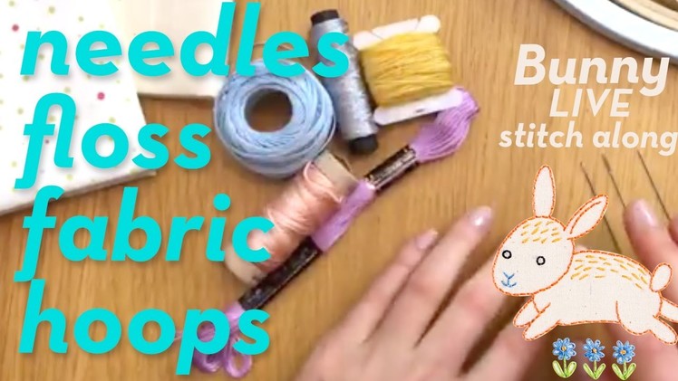 What needle, floss, fabric and hoop to use for embroidery